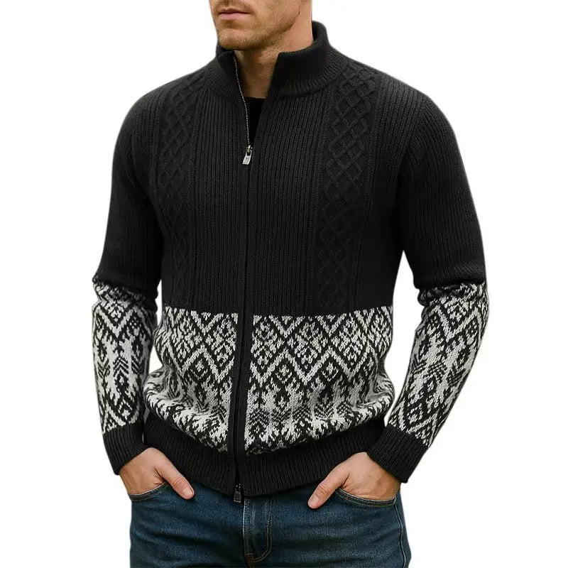 Cole Archer Nordic Zip Sweater