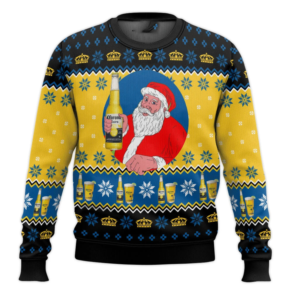 Funny Corona Christmas Sweater