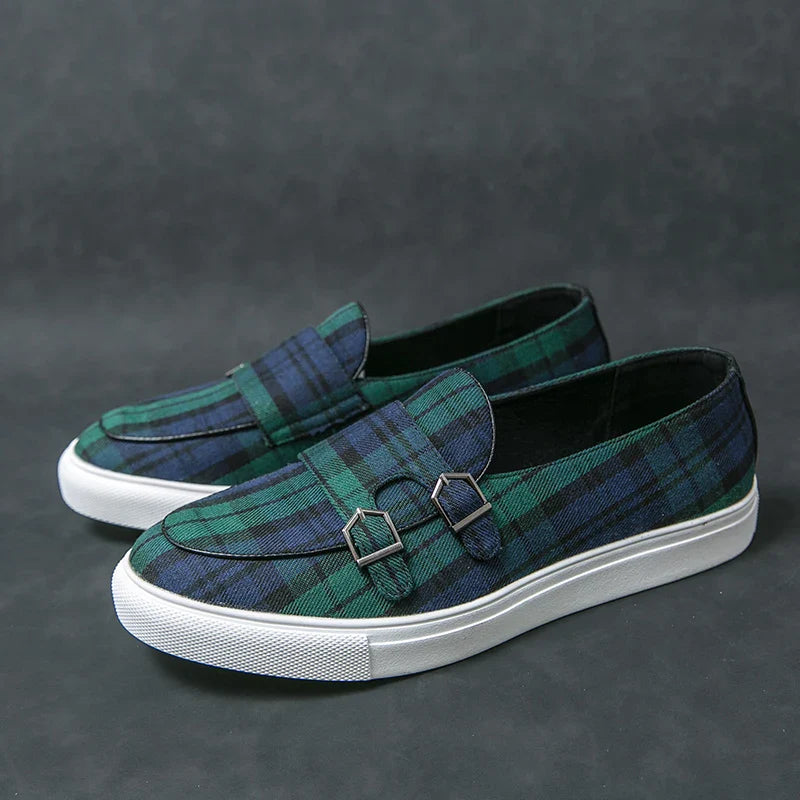Owen Carter Plaid Moccasins
