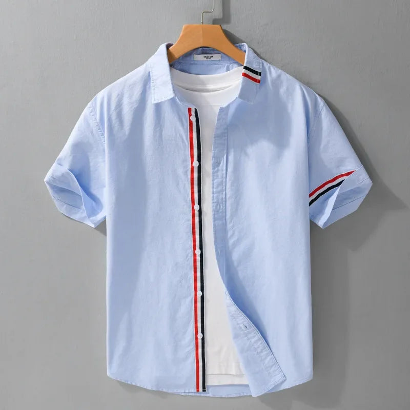 Marc Don Striped Cotton Shirt