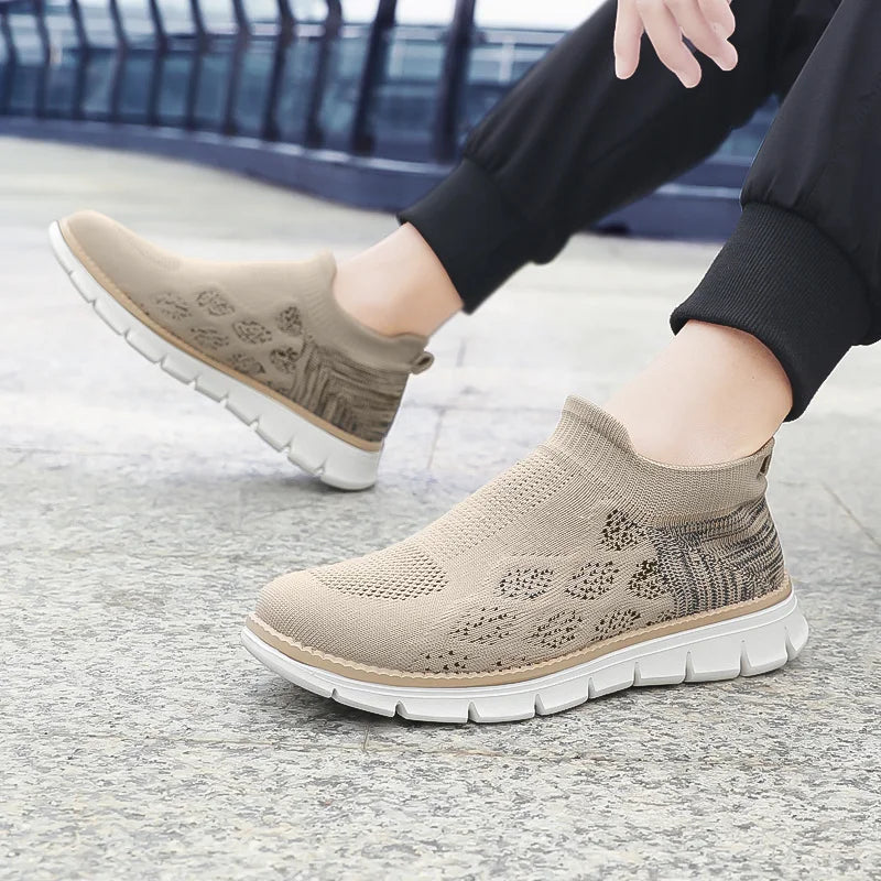 Logan Pierce Knit Sneakers