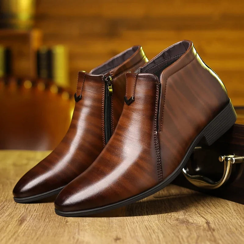Imperio Leather Ankle Boots