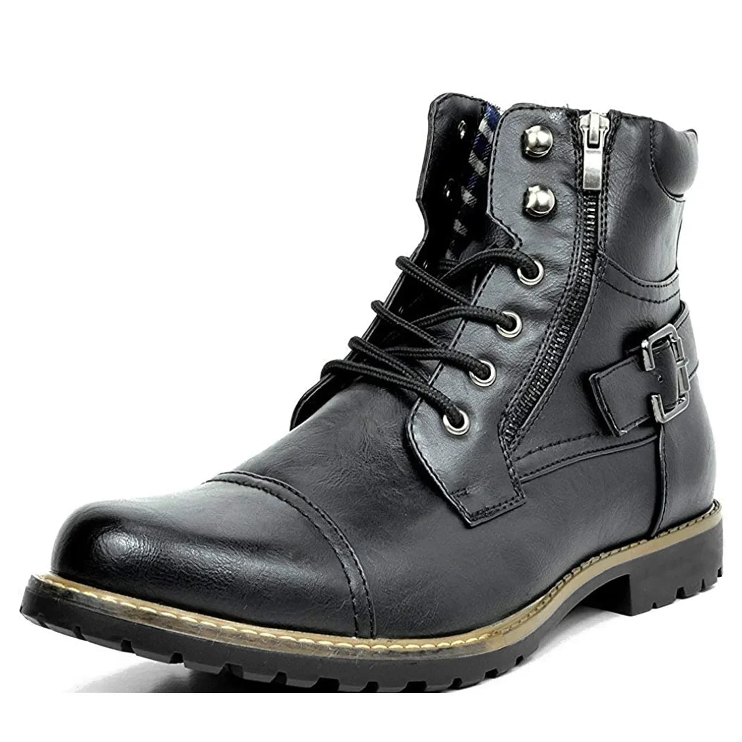 Dan Wellington Lace-up Leather Boots
