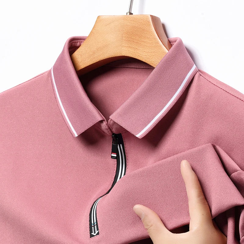 Dan Anthony Half Zip Polo Shirt