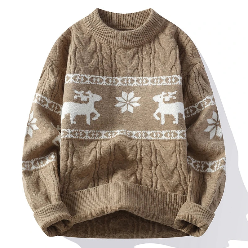 Noel Crest Knit Sweater