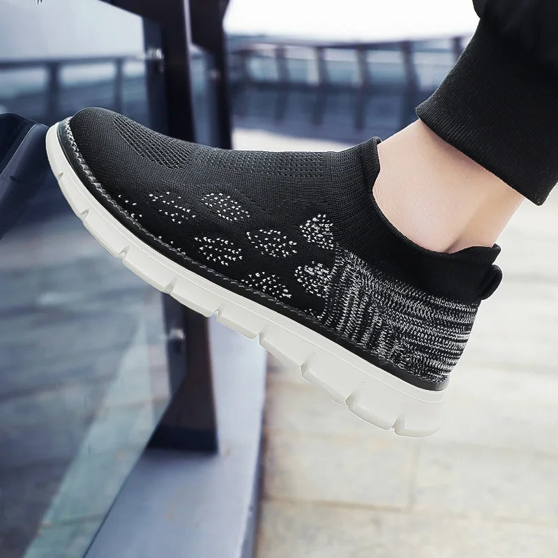 Logan Pierce Knit Sneakers