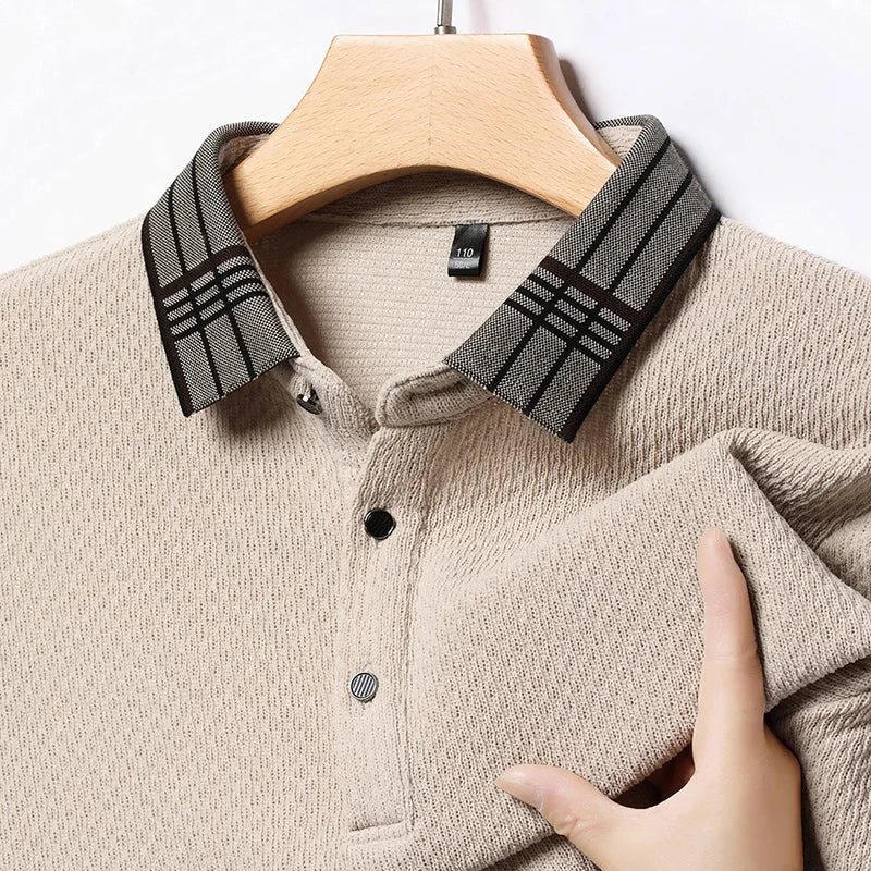 Marc Harrison Long-Sleeve Polo