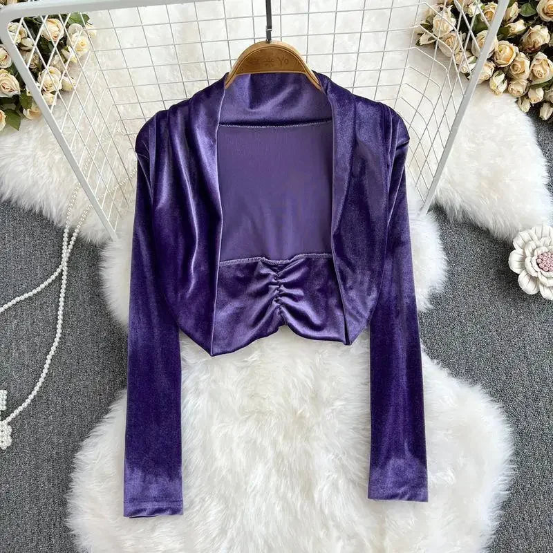 Sophia Lane Satin Bolero Jacket