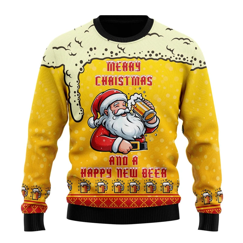 Most Wonderful Time For Beer Christmas Sweater
