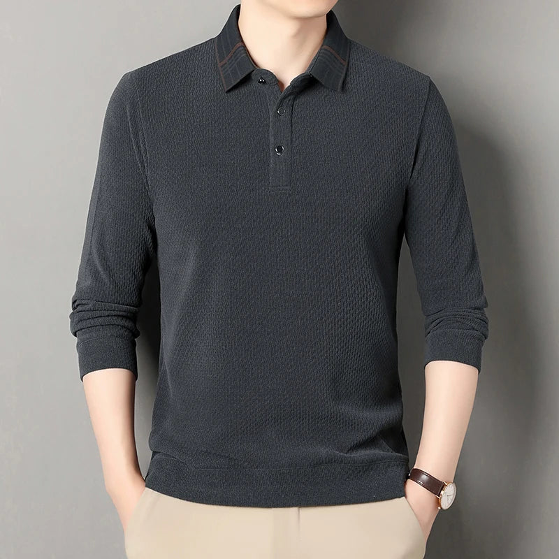 Marc Harrison Long-Sleeve Polo