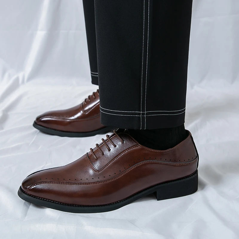Henry Collins Leather Oxfords