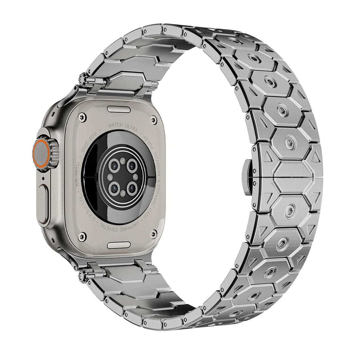 CLAIRS TITANIUM APPLE WATCH BAND