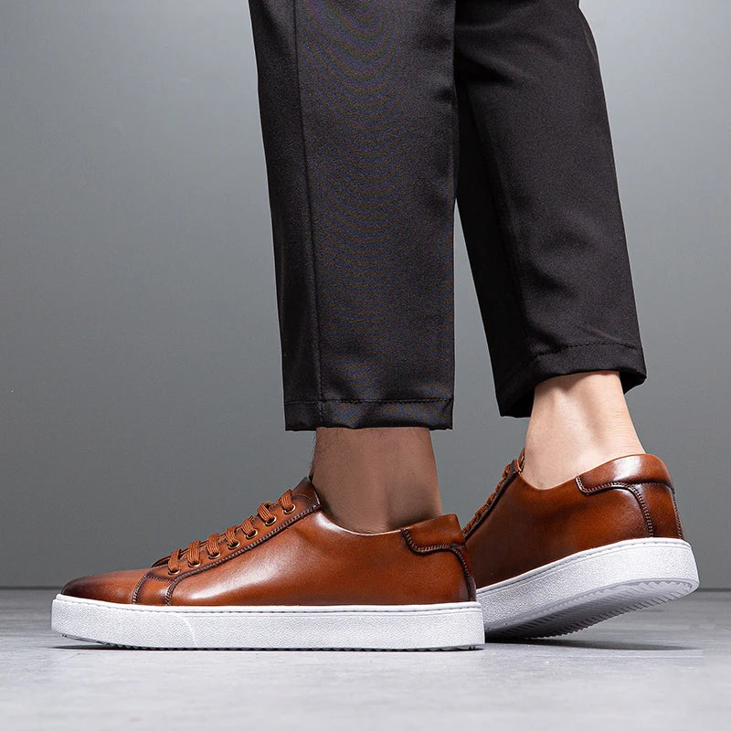 Dan Harrington Handmade Leather Sneakers