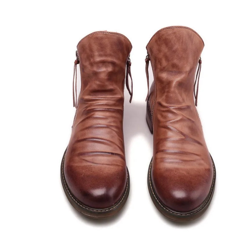 Ben Calvani Leather Chelsea Boots