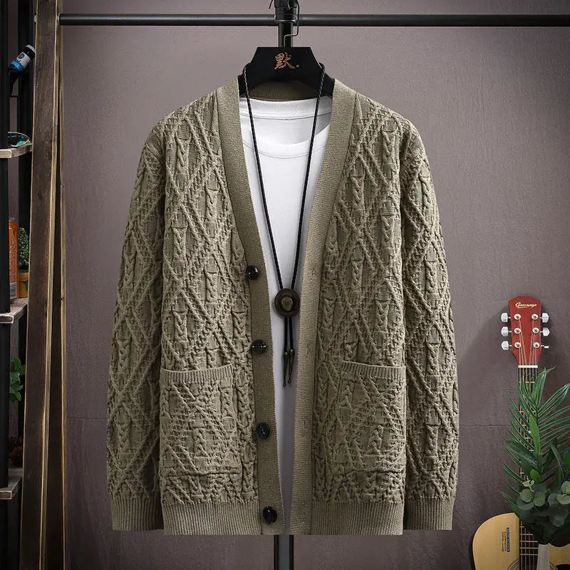 Oliver Grant Cable Knit Cardigan