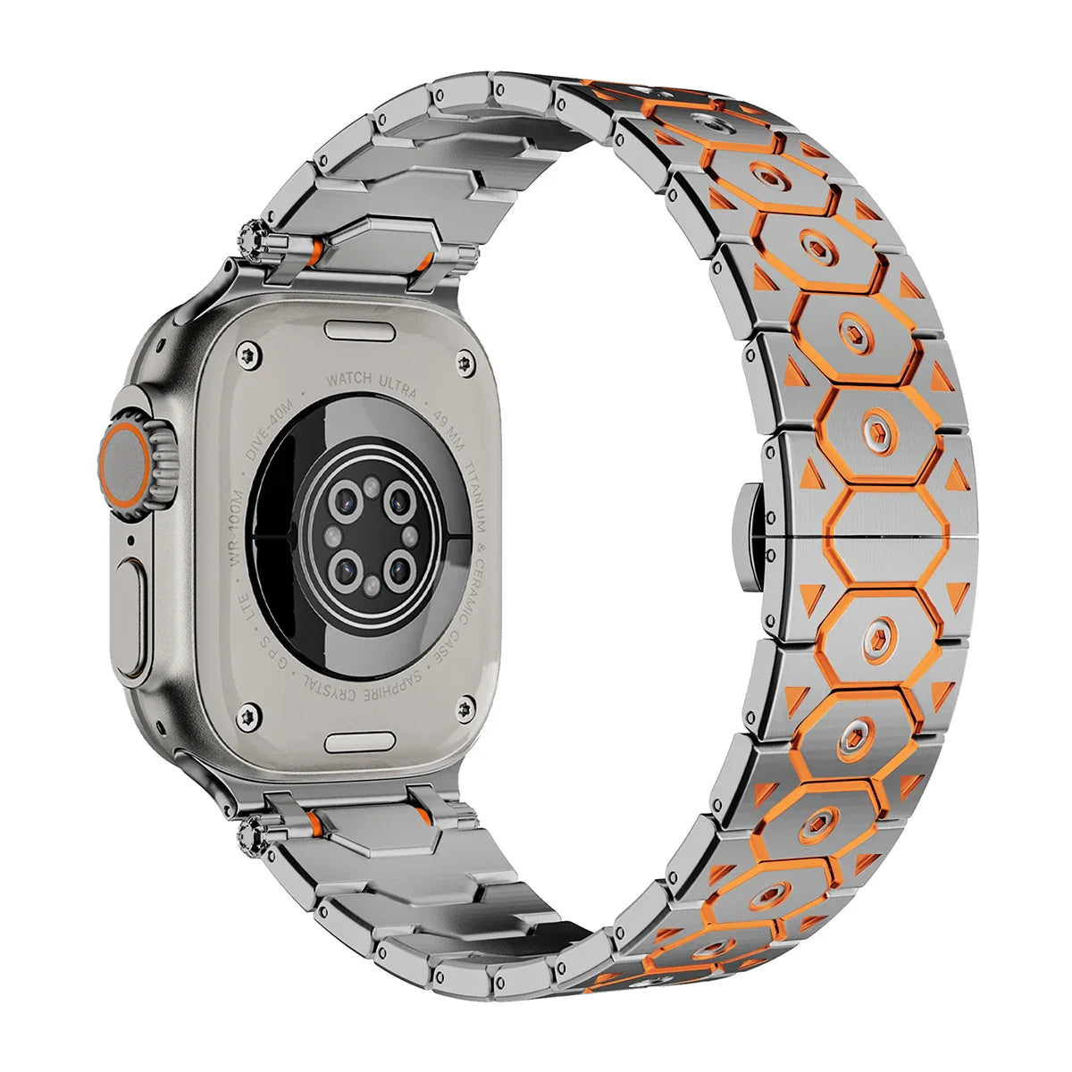 CLAIRS TITANIUM APPLE WATCH BAND