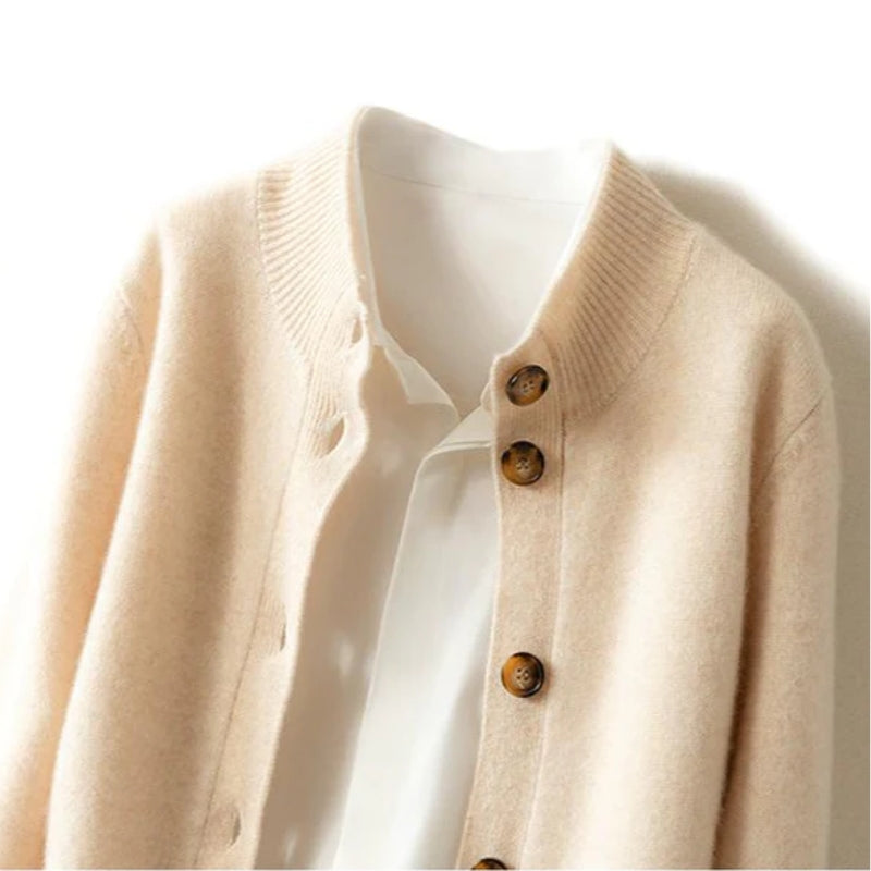 Madison Peers Wool Cardigan