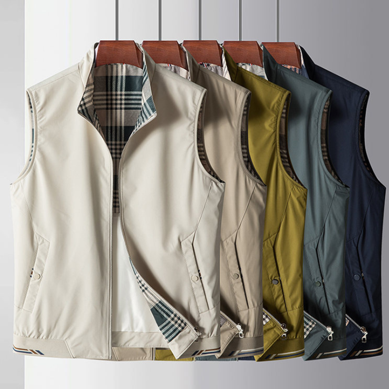 Dan Anthony Plaid Vest