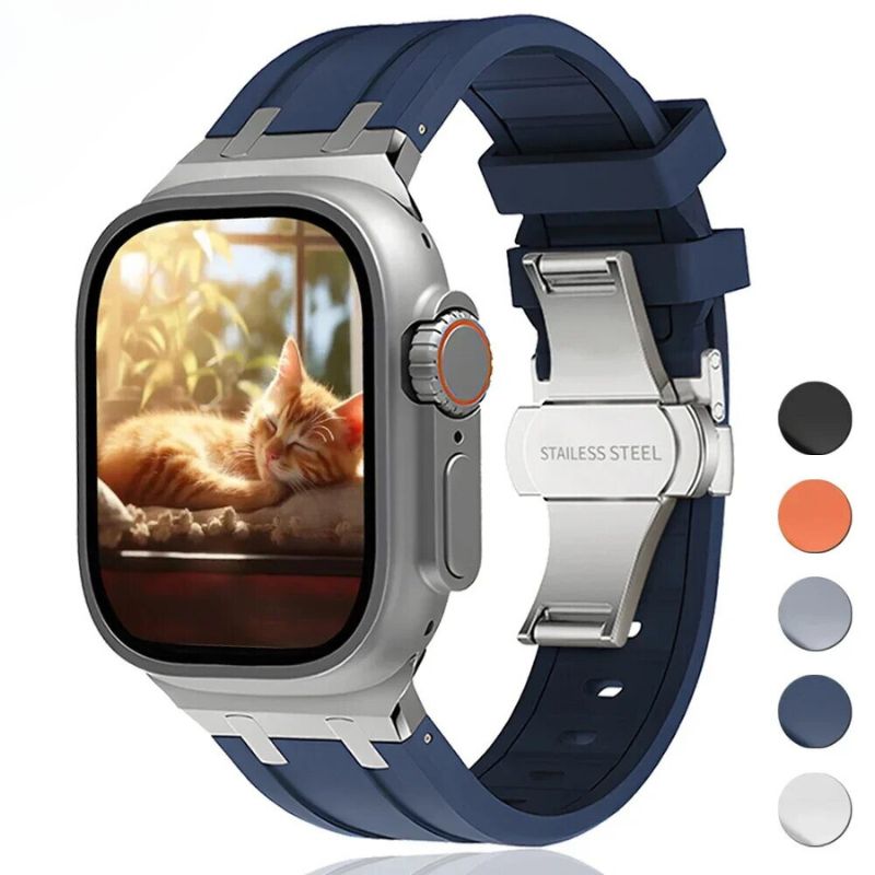 TitaniumGrip Silicone Apple Watch Band