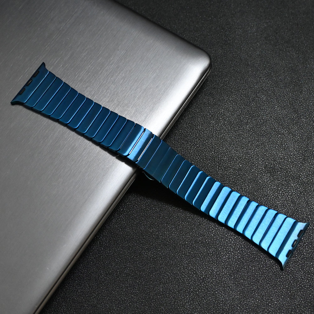 Renzo Stainless Steel Link Apple Watch Band