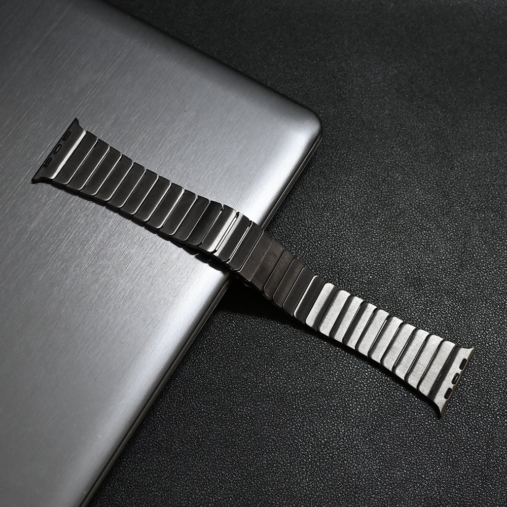 Renzo Stainless Steel Link Apple Watch Band