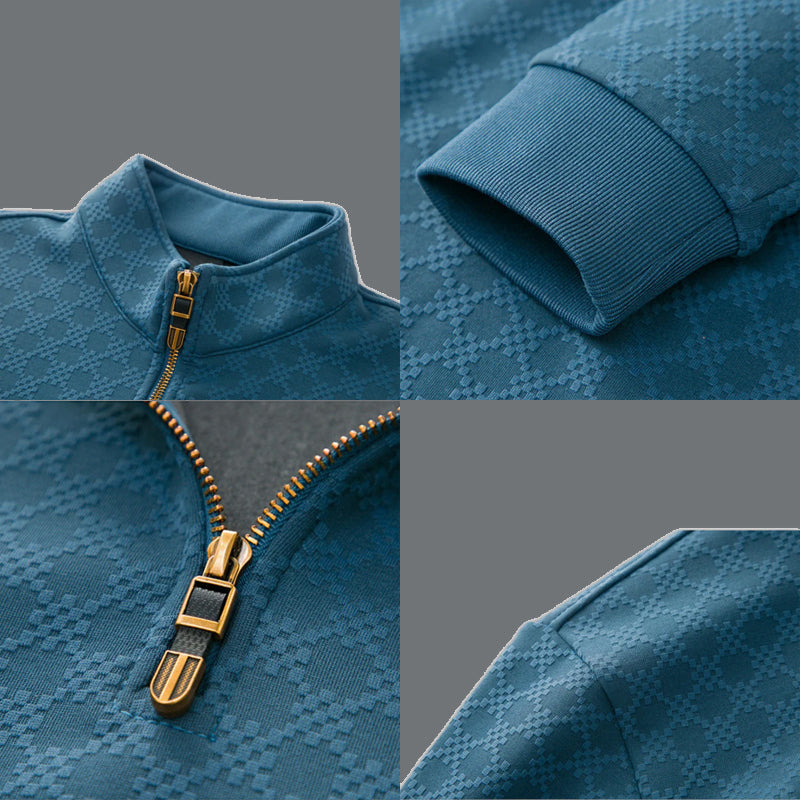 Maxwell Chequered 1/4 Zip