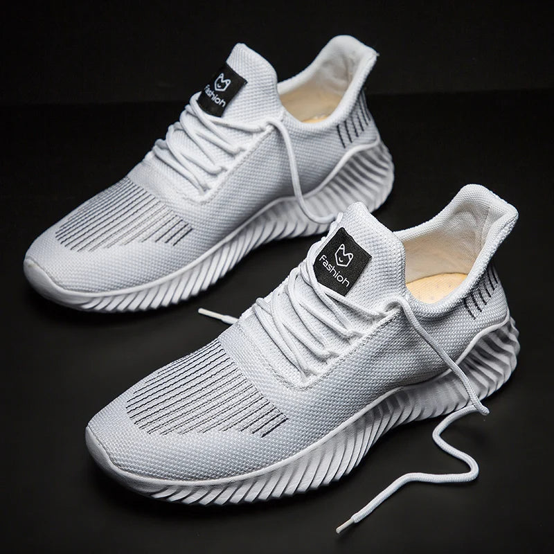 Logan Pierce Knit Flex Sneakers