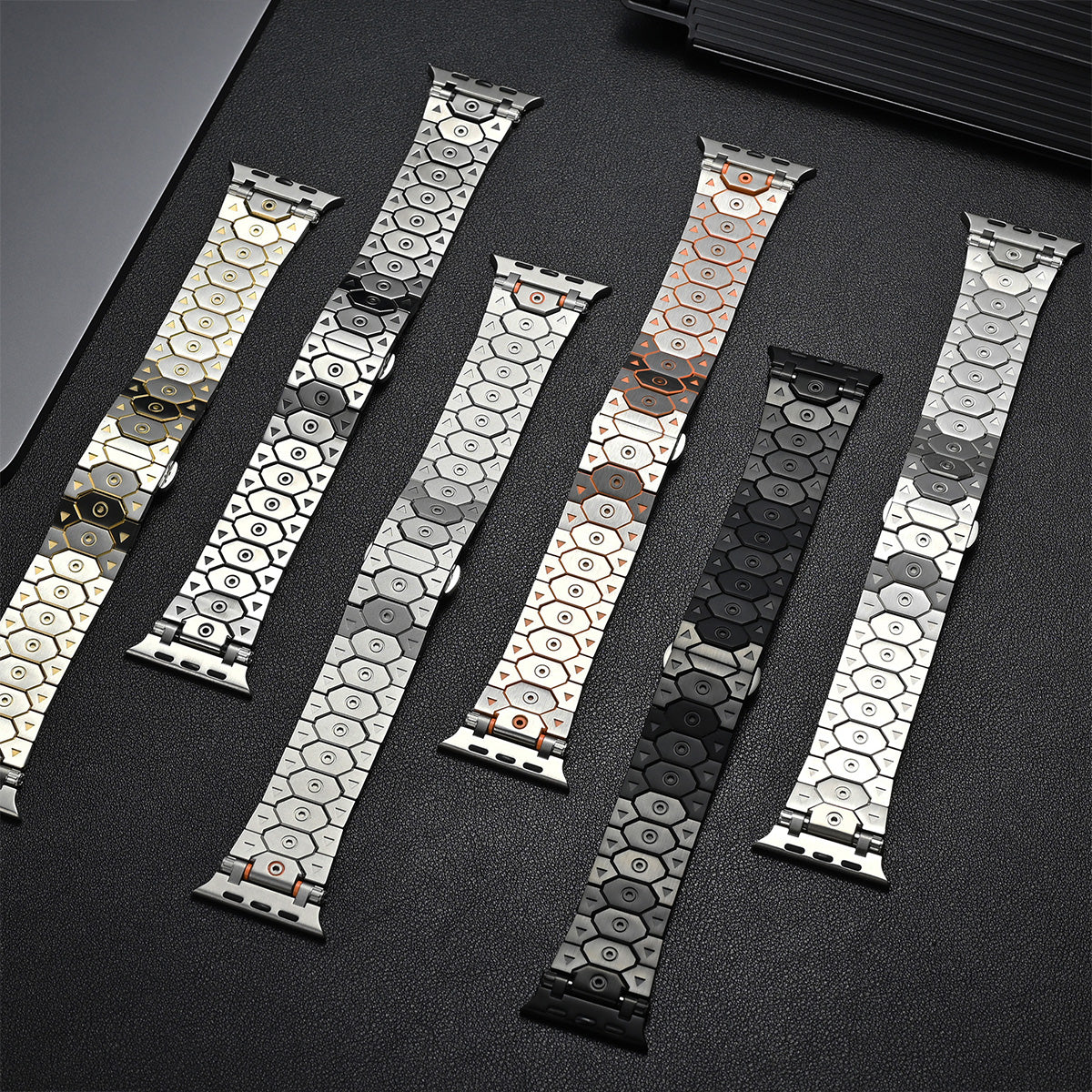 CLAIRS TITANIUM APPLE WATCH BAND