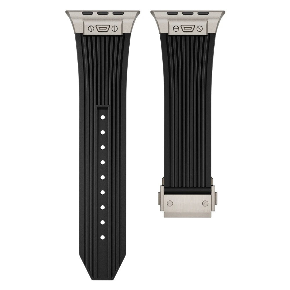 Montreal Streamlined Silicone Apple Watch Band