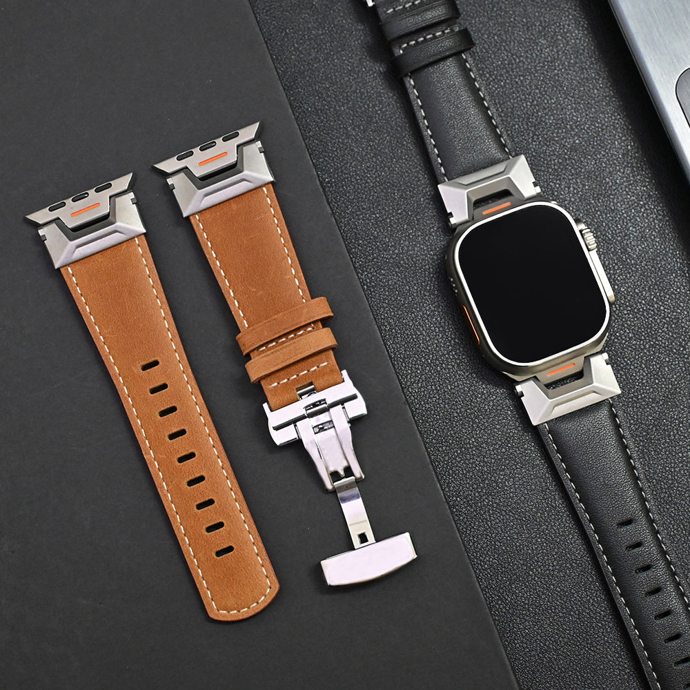 Montclair Genuine Leather Apple Watch Band
