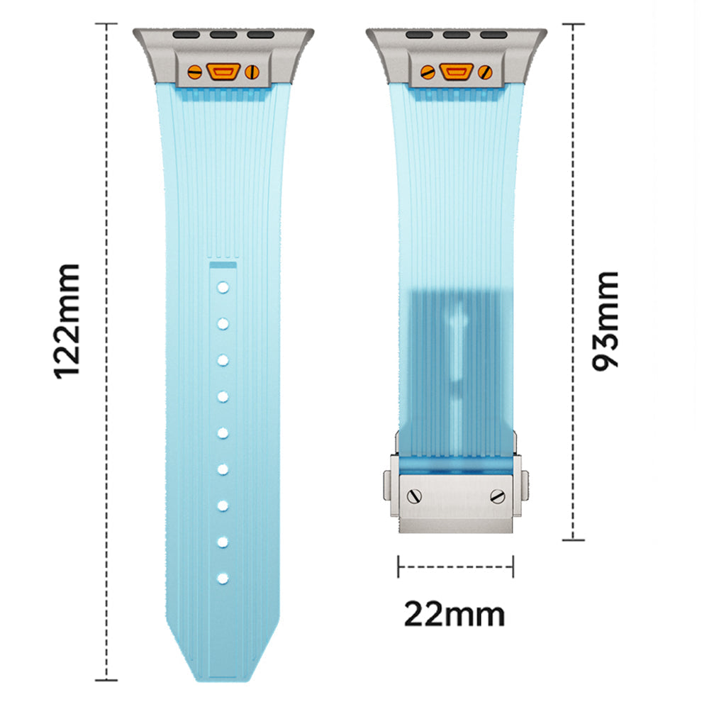 Montclair Translucent Silicone Apple Watch Band
