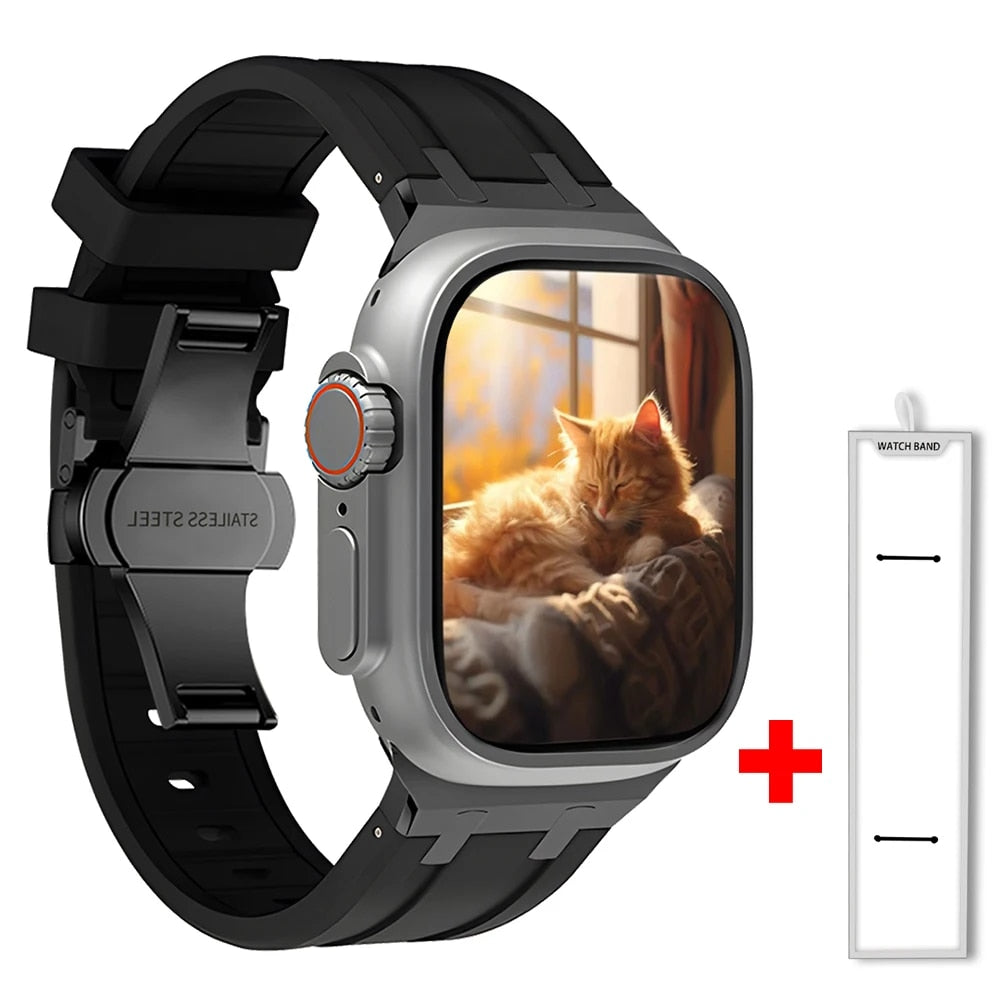 TitaniumGrip Silicone Apple Watch Band