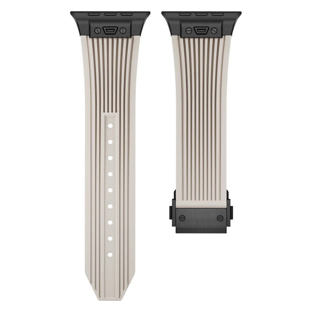 Montreal Streamlined Silicone Apple Watch Band
