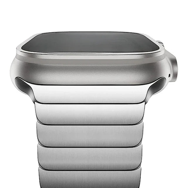 Renzo Stainless Steel Link Apple Watch Band