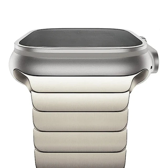 Renzo Stainless Steel Link Apple Watch Band