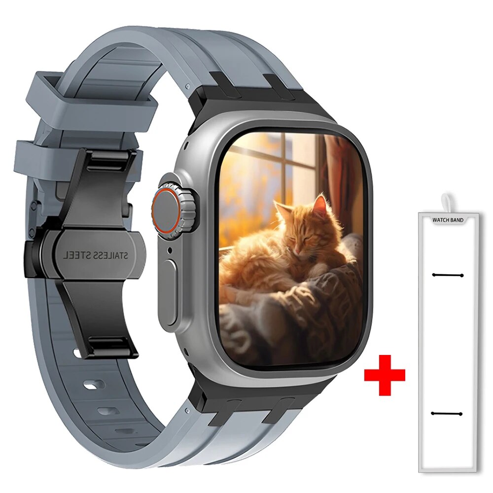 TitaniumGrip Silicone Apple Watch Band