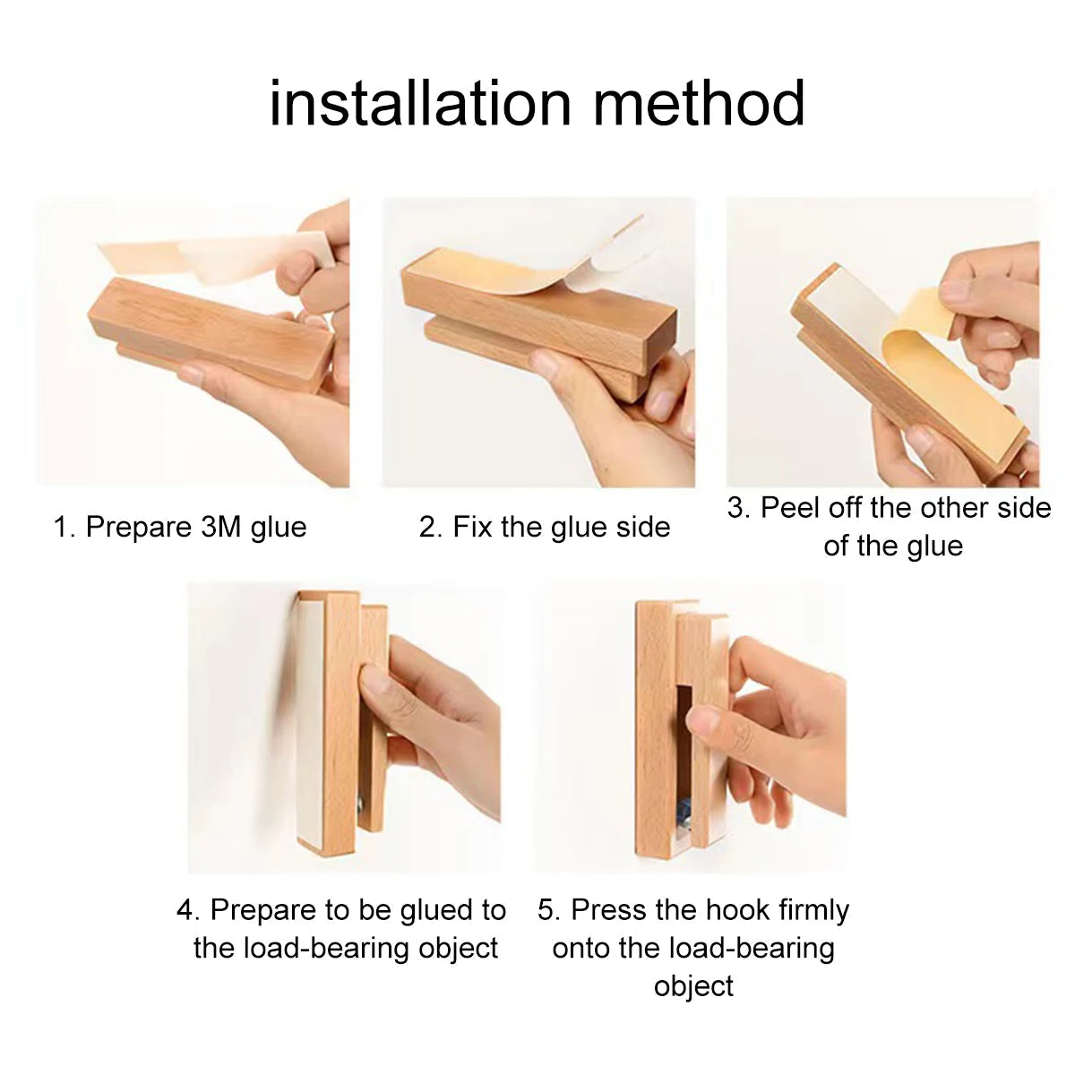 NaturalWood Wall Grips