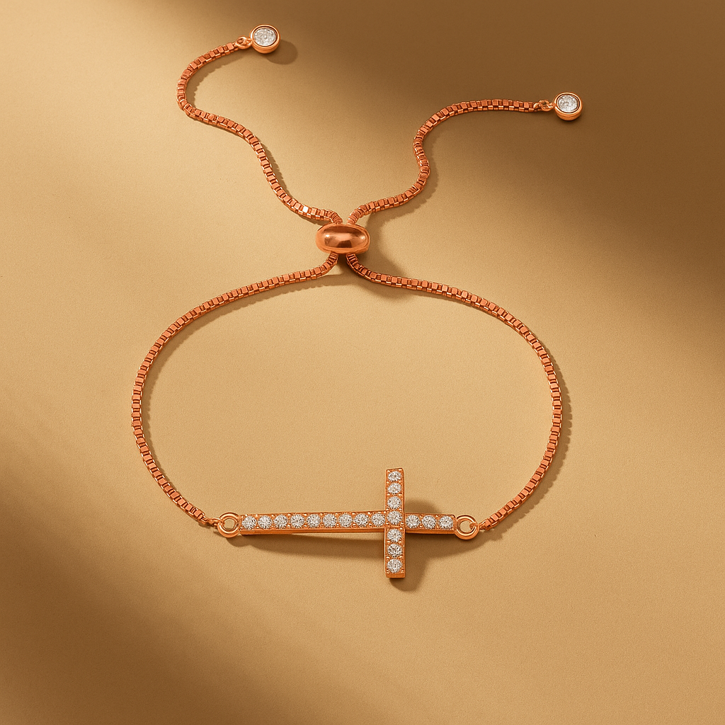 Sophia Faith Cross Bracelet