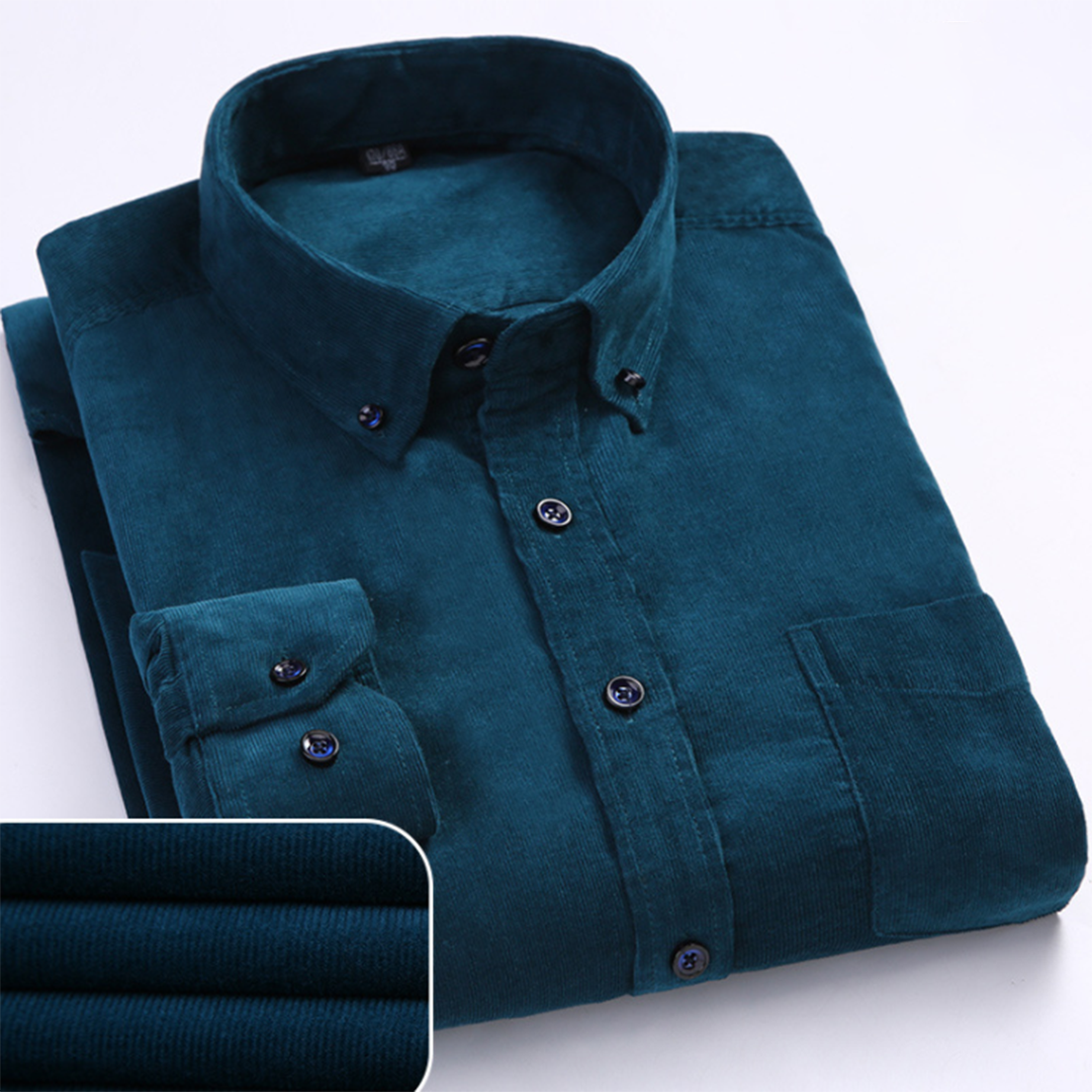 Renzo Pure Corduroy Cotton Shirt