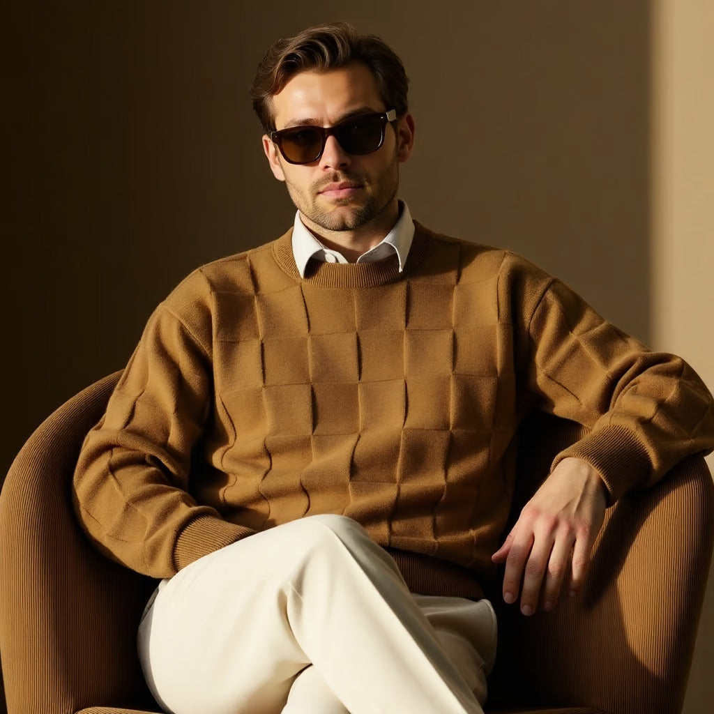 Jacob Mason Plaid Sweater