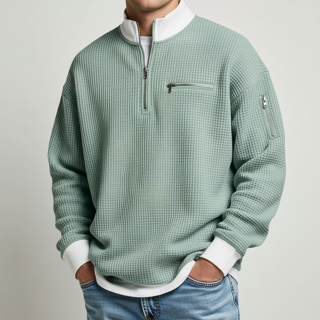 Jacob Mason Waffle Knit Sweater