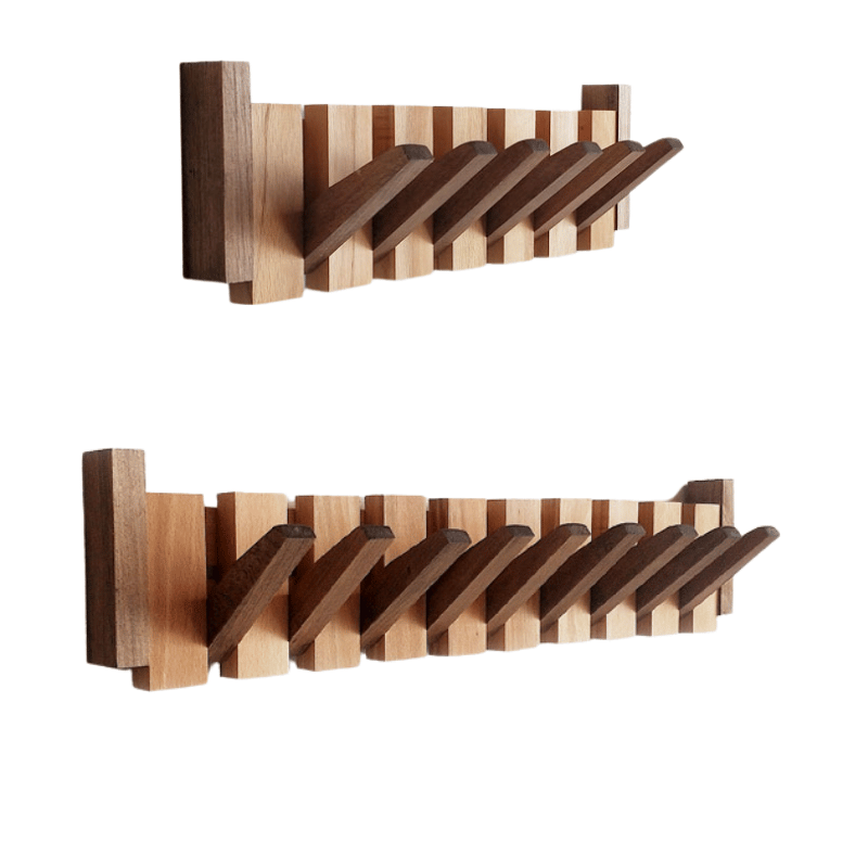 Artisan Wooden Piano Key Coat Rack