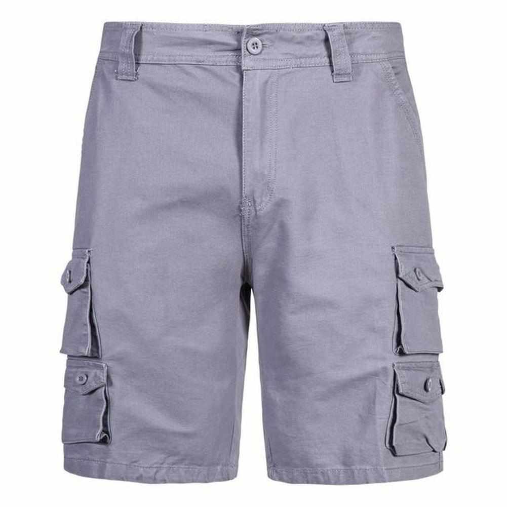 Night Madrid Multi-Pocket Cargo Shorts