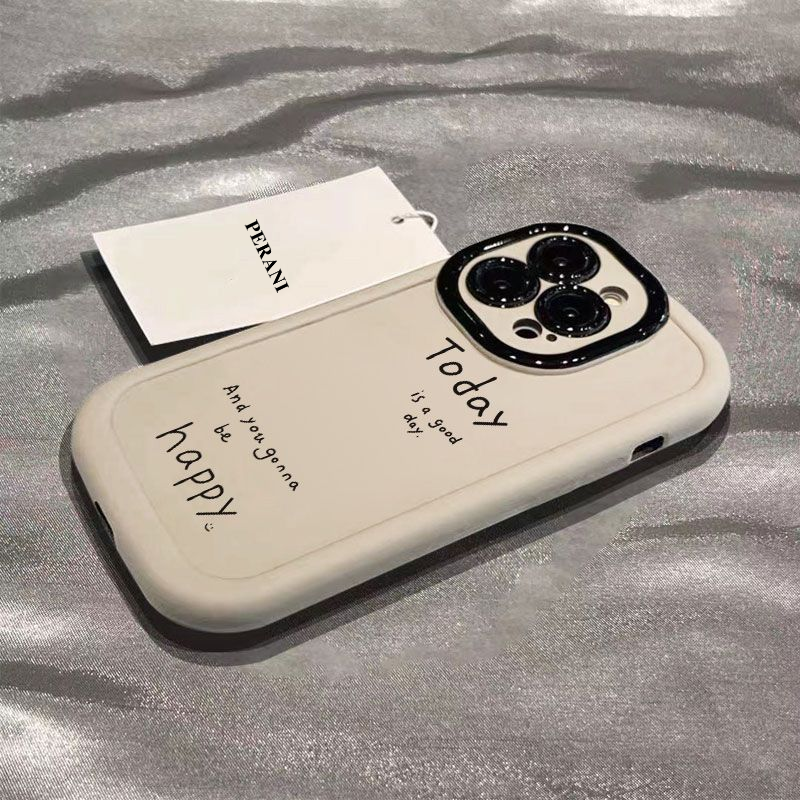 Happy Day Leather iPhone Case