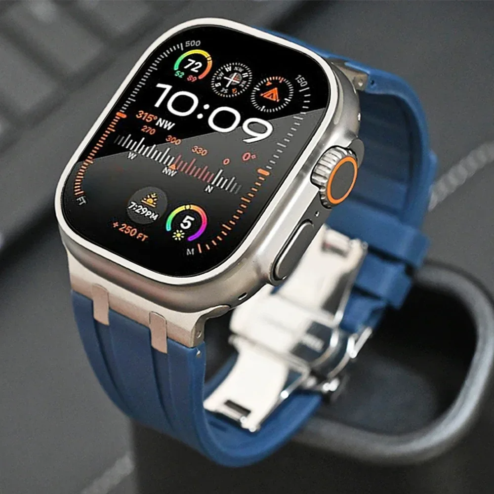 TitaniumGrip Silicone Apple Watch Band