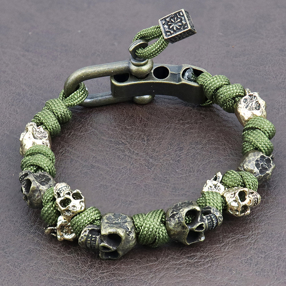 Jace Cole Forged Skull Bracelet