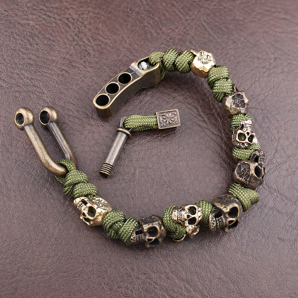 Jace Cole Forged Skull Bracelet