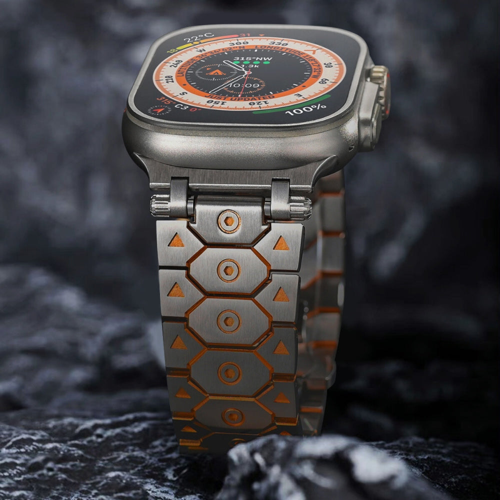 CLAIRS TITANIUM APPLE WATCH BAND