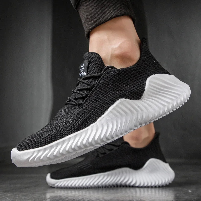 Logan Pierce Knit Flex Sneakers