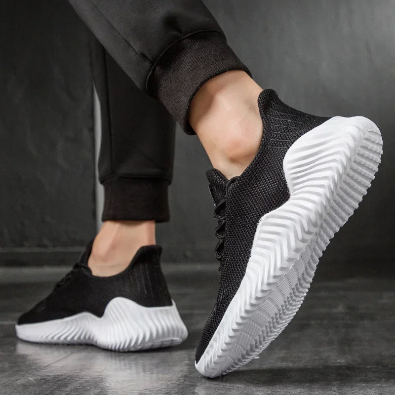 Logan Pierce Knit Flex Sneakers
